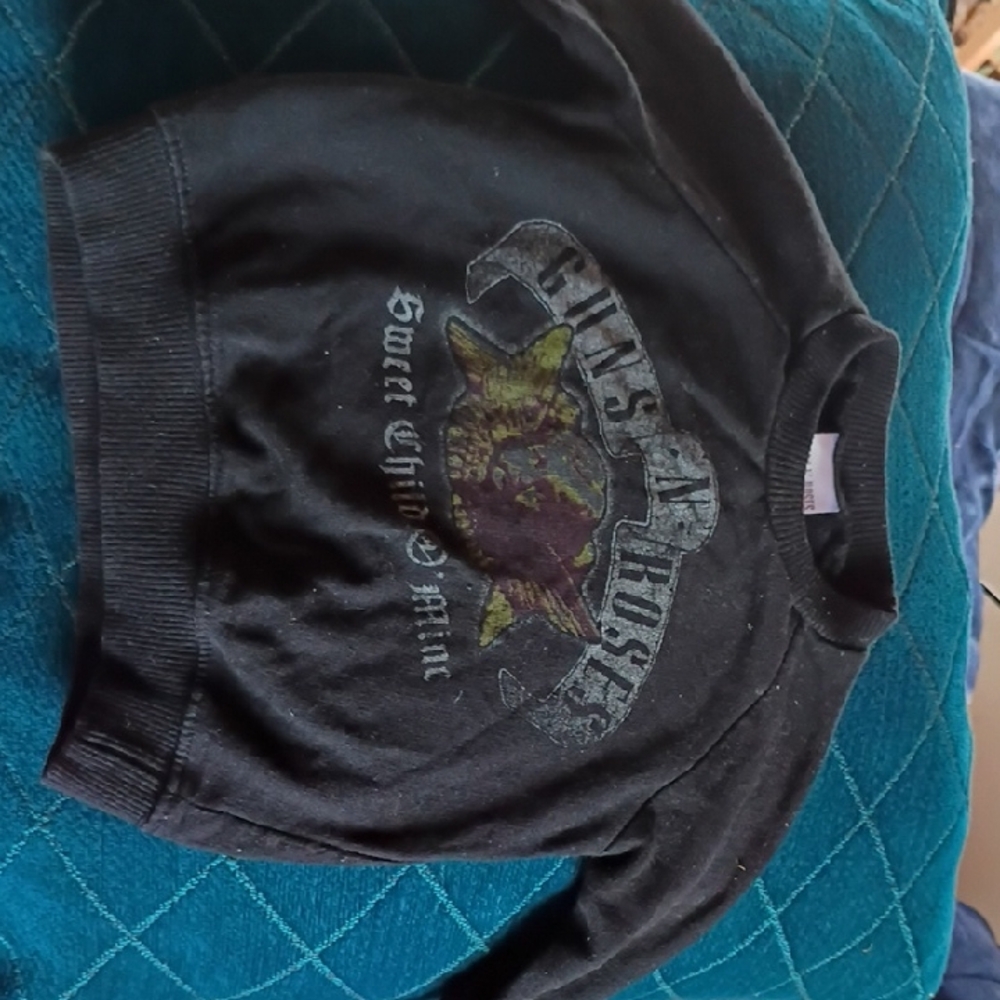 Kids Black Graphic Sweatshirt